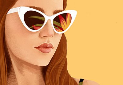 Illustration design portfolio example