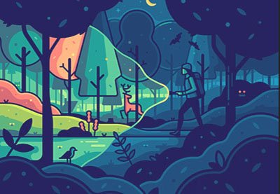 Illustration design portfolio example